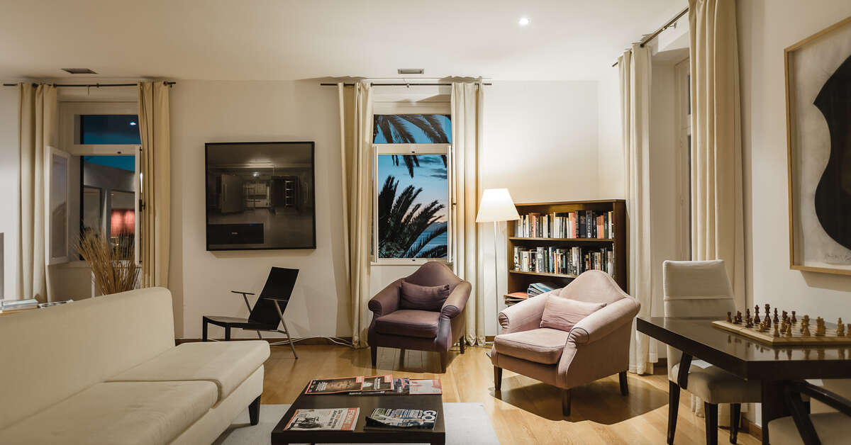 Een foto van het interieur van Estalagem Ponta Do Sol