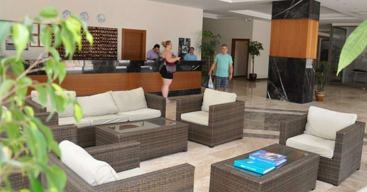 Een foto van het interieur van Jasmin Beach Hotel
