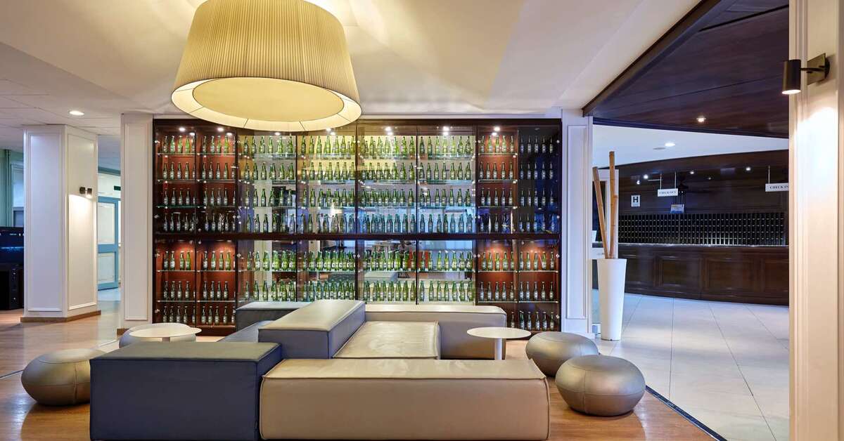 Een foto van het interieur van Gran Hotel Flamingo