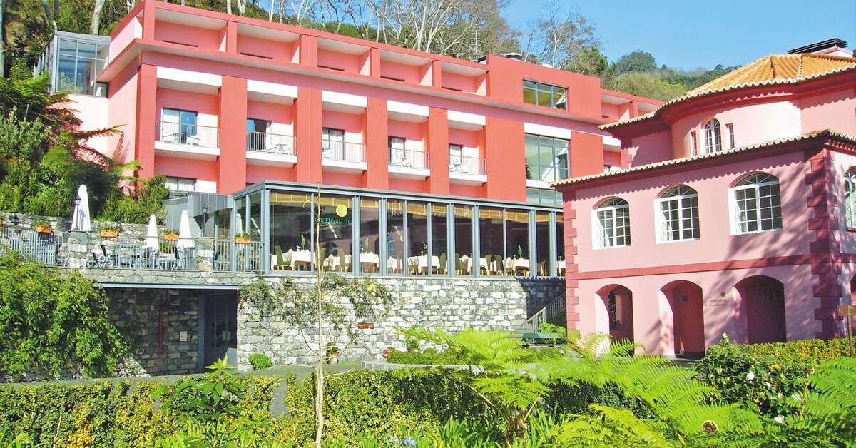 Een foto van het terras bij Hotel Quinta Da Serra