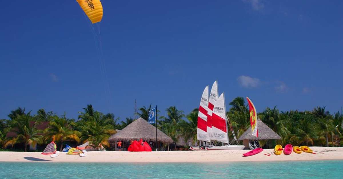 Een foto van de faciliteiten bij Kuredu Island Resort