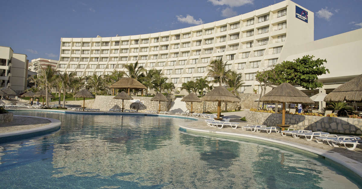 Een foto van een overzicht van Hotel Grand Park Royal Cancun Caribe