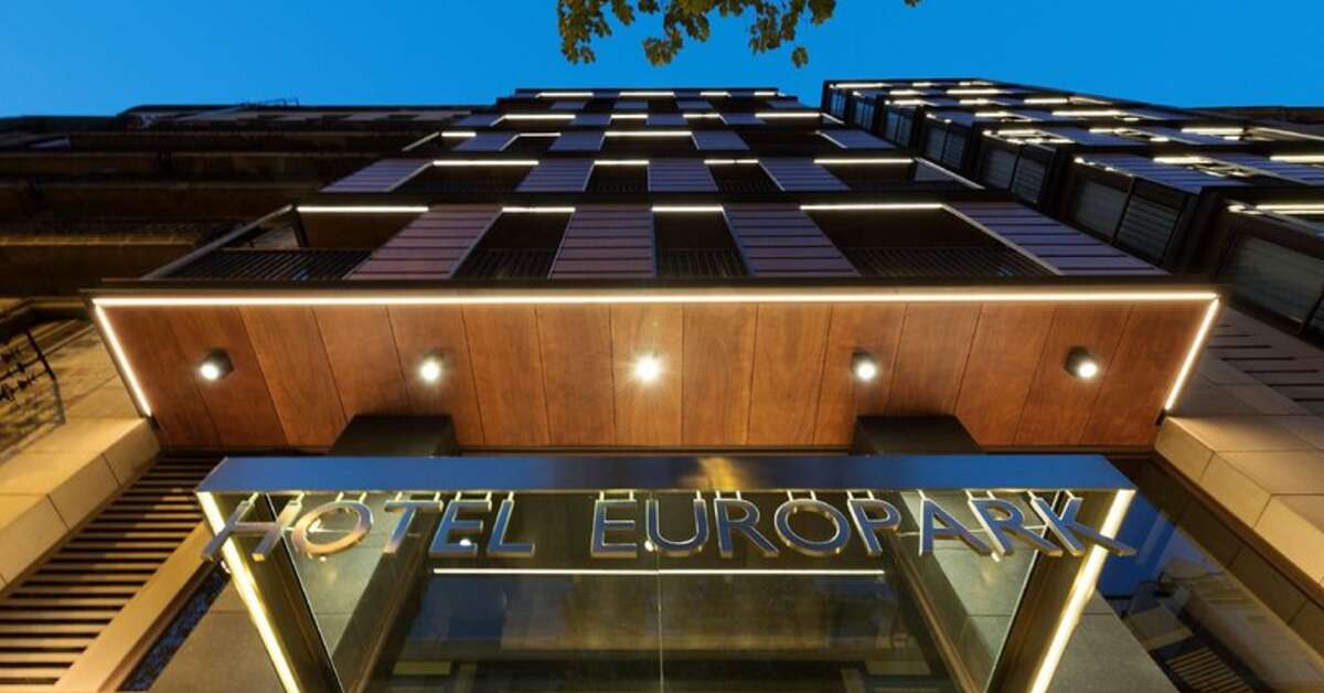 Een foto van de buitenkant van Hotel Europark