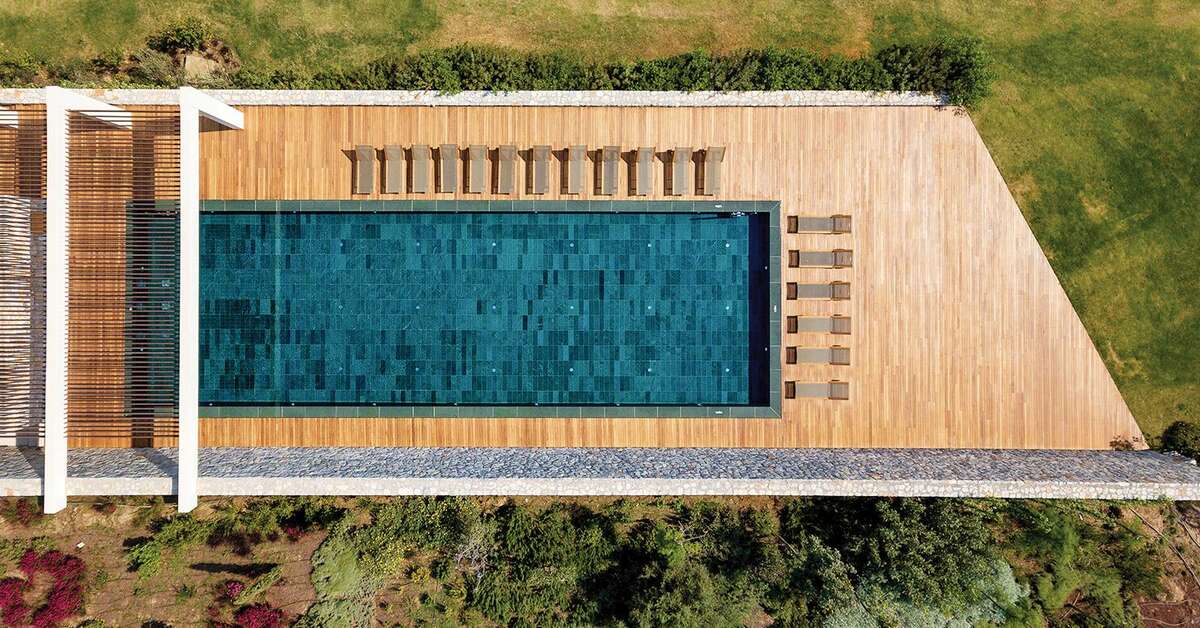 Een foto van het zwembad bij Six Senses Kaplankaya