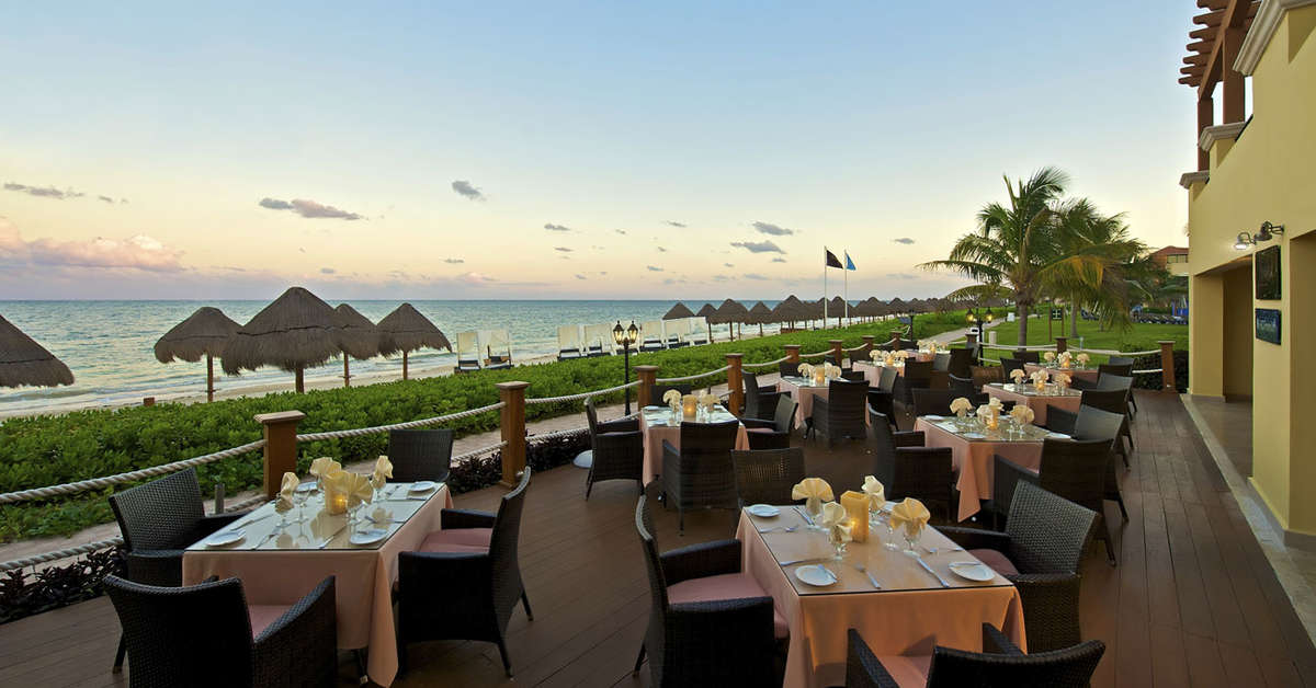 Een foto van het terras bij Ocean Coral & Turquesa