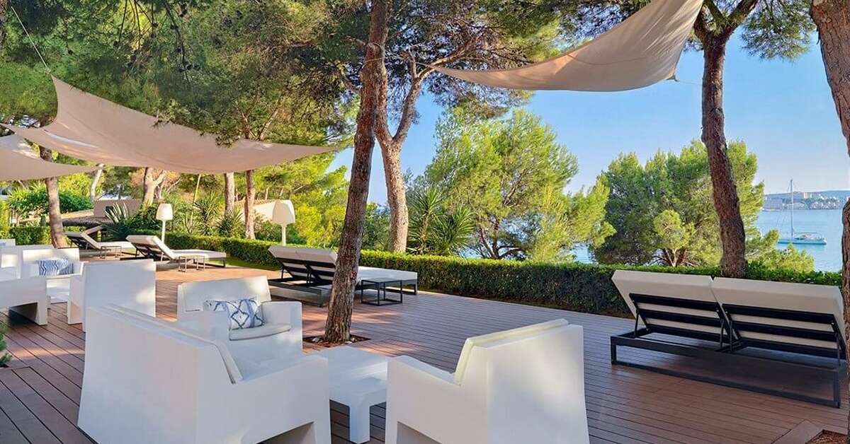 Ein Foto von der Terrasse im H10 Punta Negra