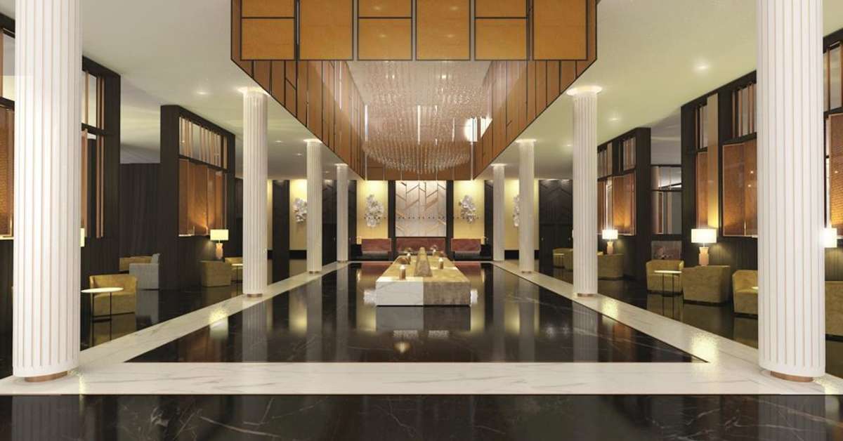 Een foto van het interieur van Riu Palace Oasis