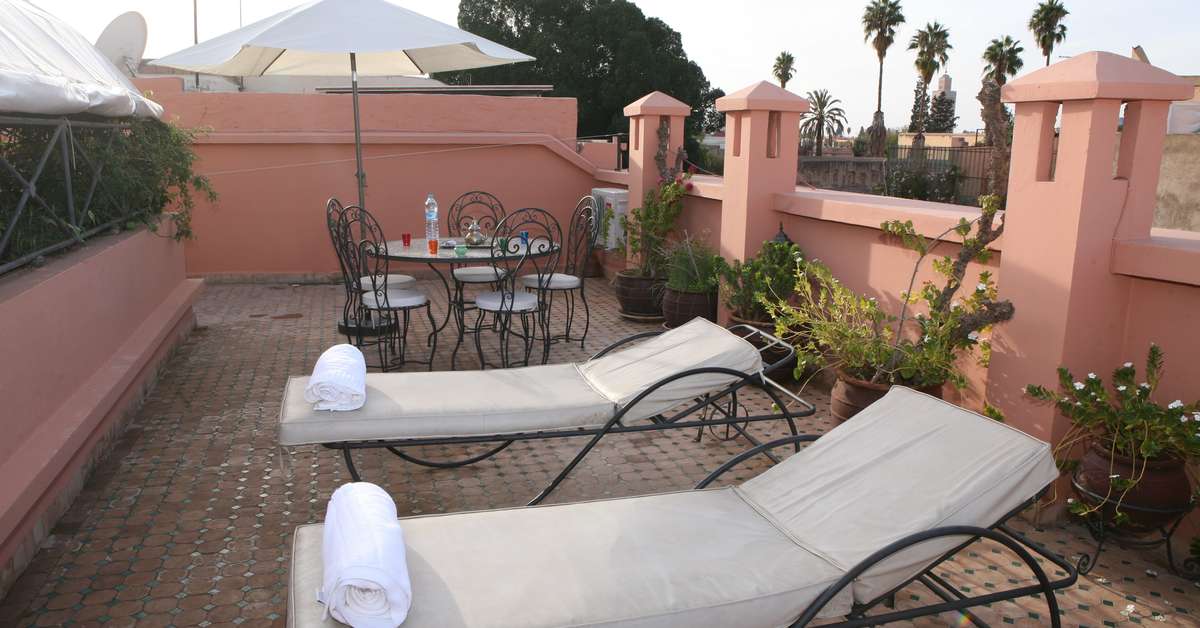 Ein Foto von den Einrichtungen im Riad Moulay