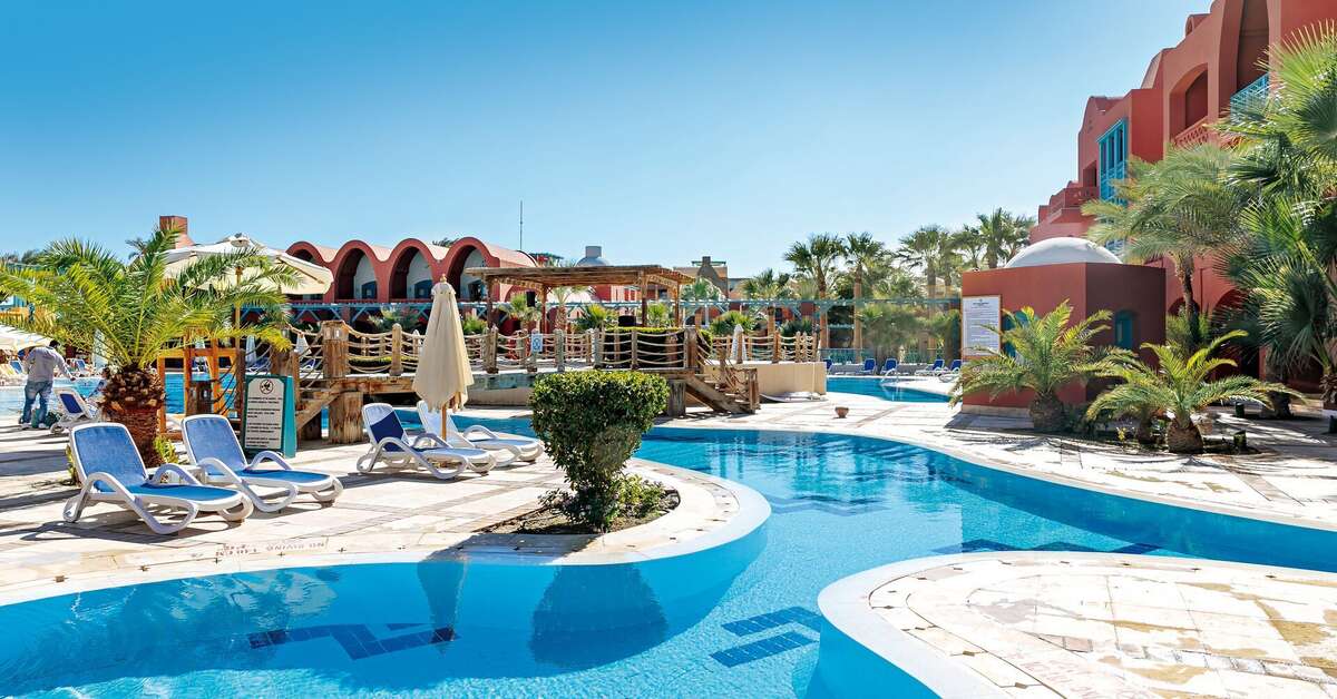 Een foto van een overzicht van Sheraton Miramar Resort El Gouna