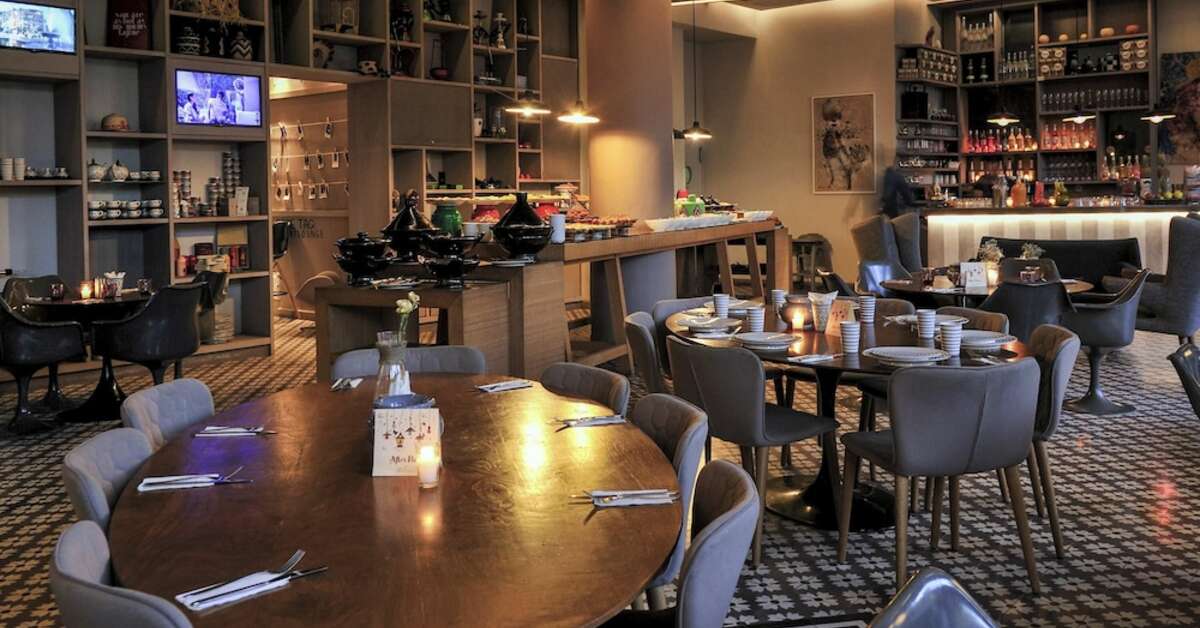 Een foto van de faciliteiten bij Hotel Novotel Marrakech Hivernage