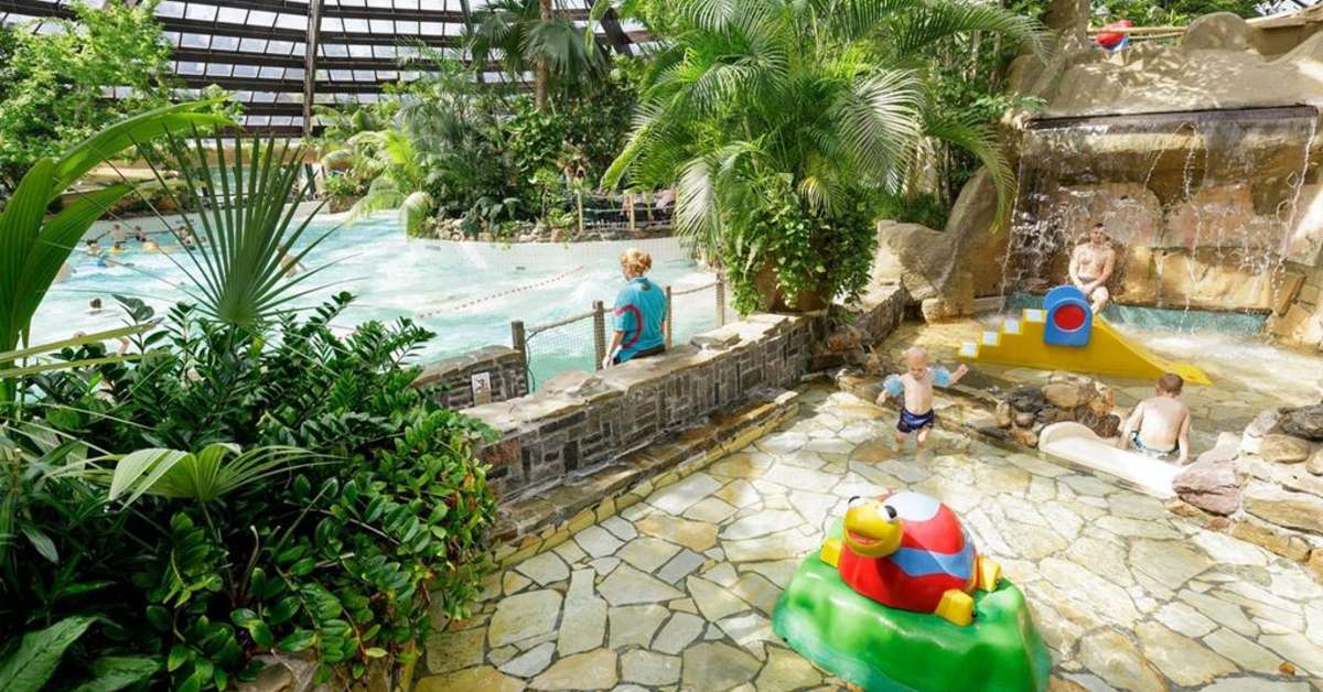 Een foto van het zwembad bij Center Parcs De Kempervennen