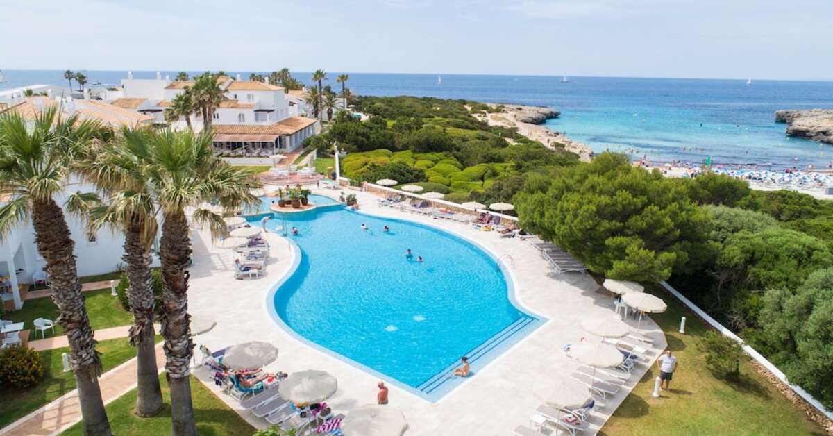 Een foto van het strand bij Grupotel Aldea Cala'n Bosch