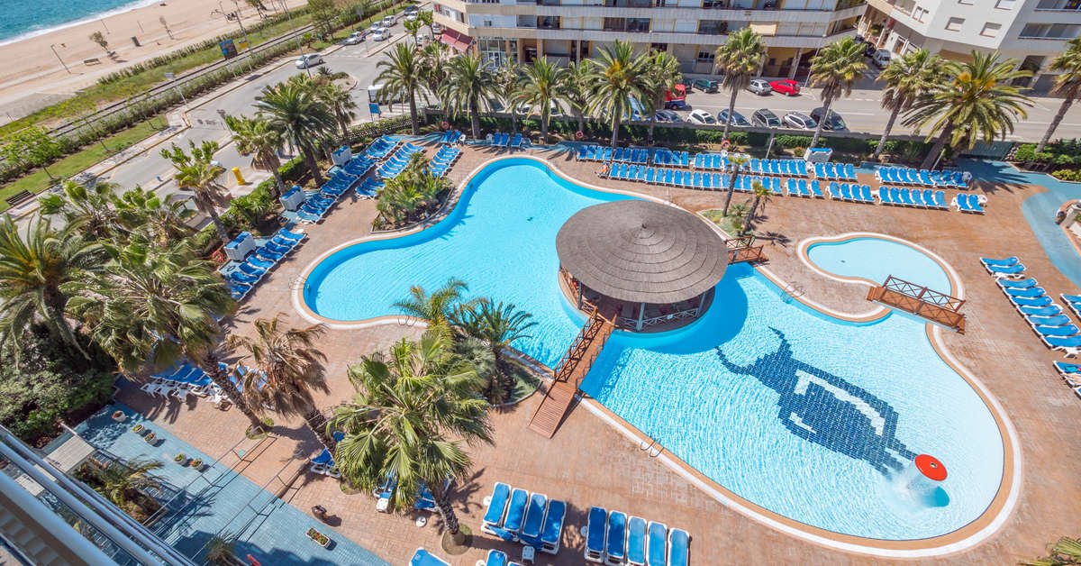 Een foto van een overzicht van Golden Taurus Aquapark Resort