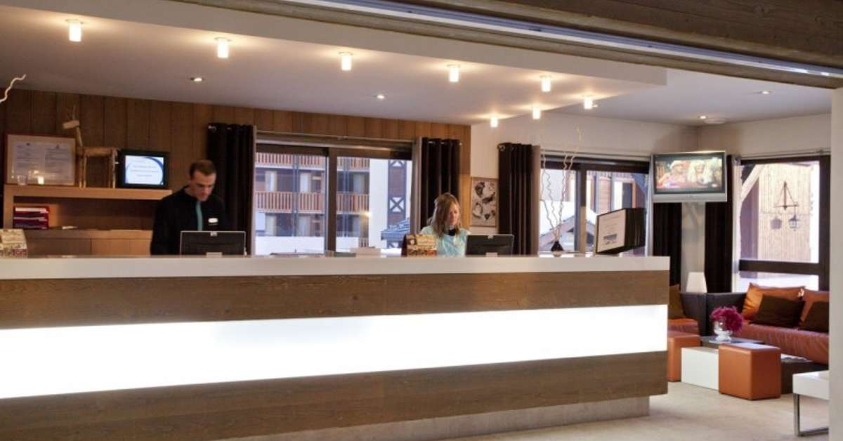Een foto van het interieur van Pierre & Vacances Residence Les Nereides
