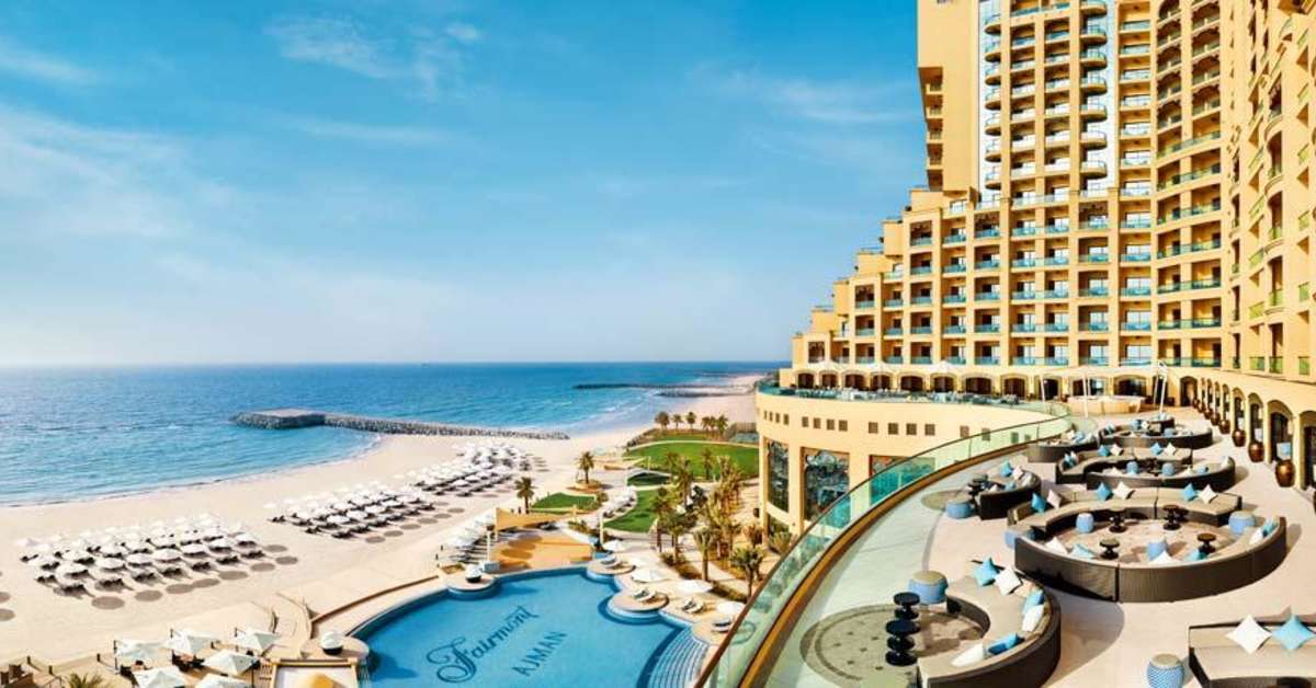 Ein Foto vom Pool im Fairmont Ajman