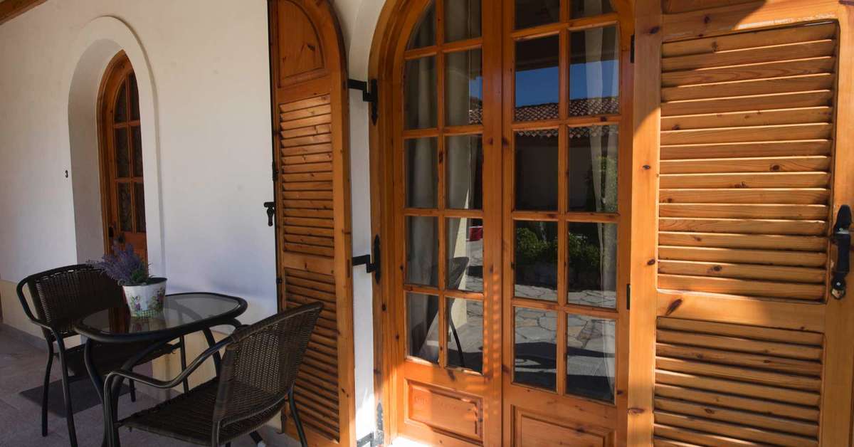 Ein Foto von der Außenansicht des Villa Violetta