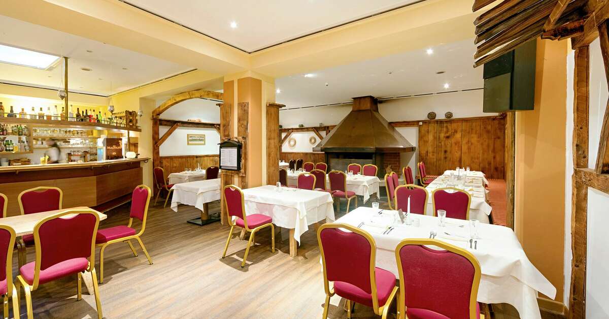 Een foto van het interieur van Alpenhotel Weitlanbrunn
