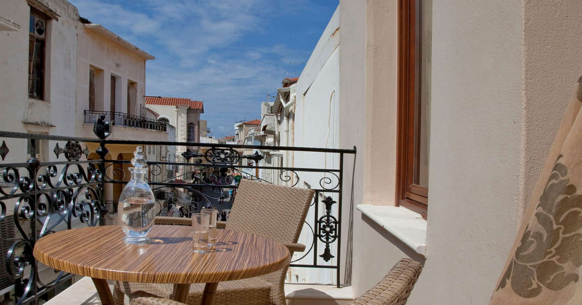 Een foto van het terras bij Antica Dimora Suites