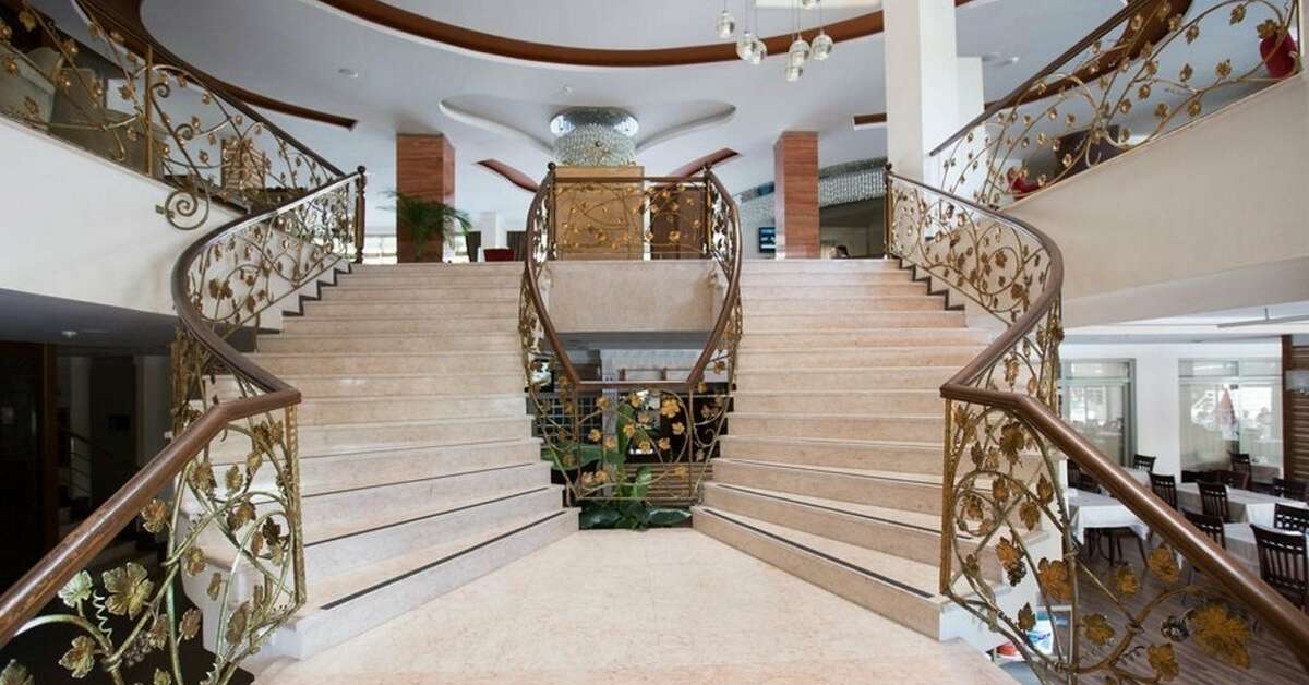 Een foto van het interieur van Hotel Grand Okan