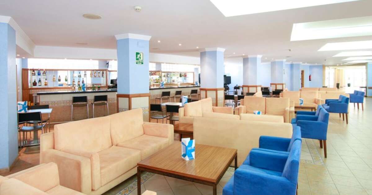 Een foto van het interieur van Hotel Alba Beach