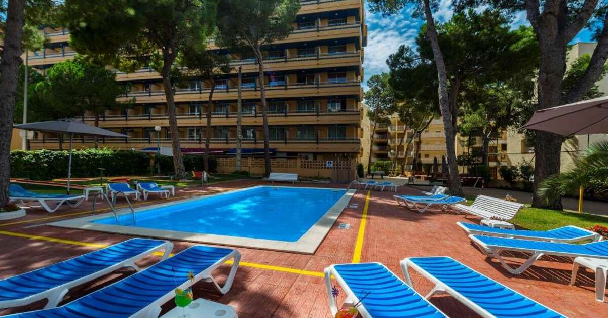 Een foto van het zwembad bij 4R Hotel Playa Park
