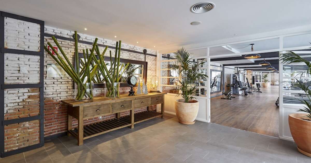 Een foto van het interieur van Gran Hotel Flamingo