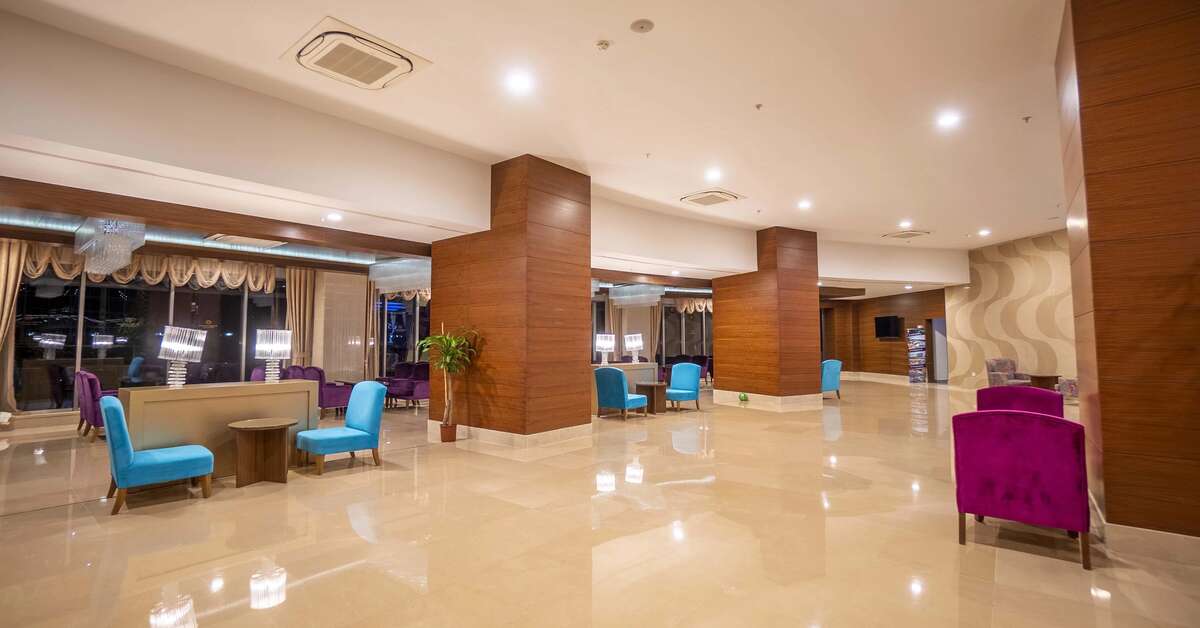 Een foto van het interieur van Sunmelia Beach Resort & Spa