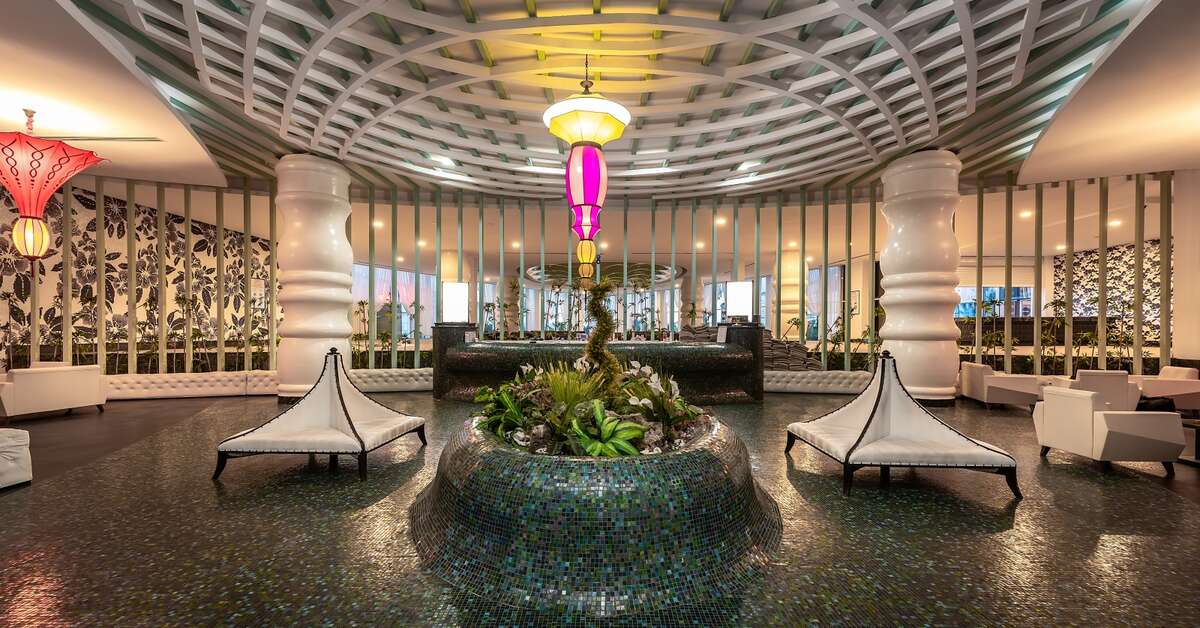 Een foto van het interieur van Vikingen Infinity Resort & Spa