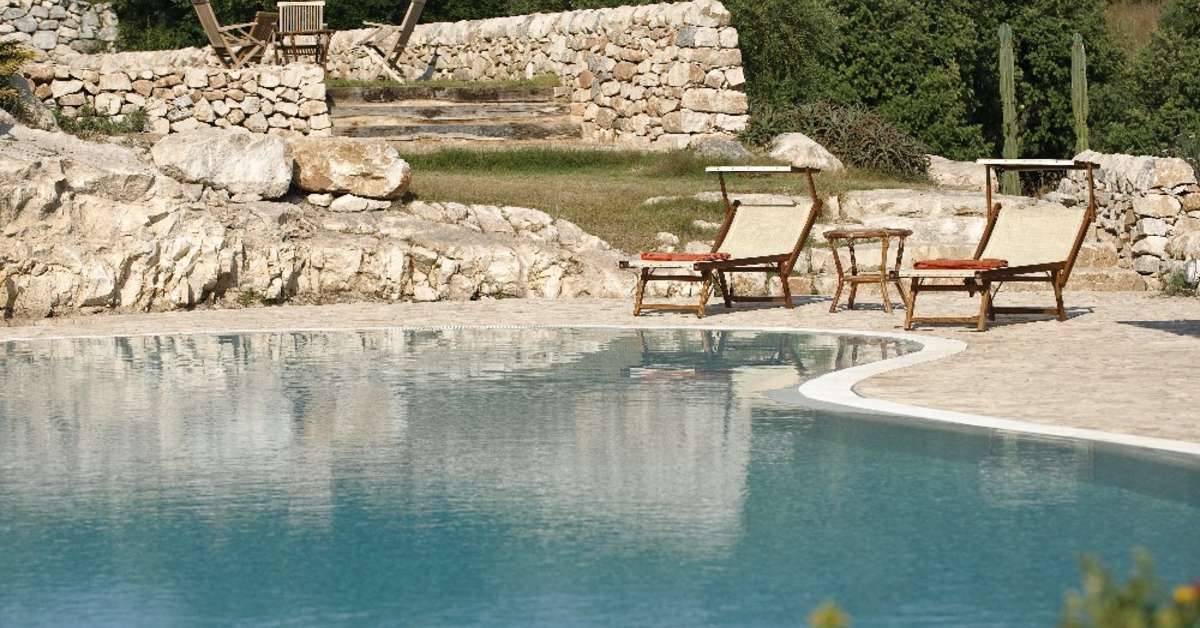 Een foto van het zwembad bij Relais Parco Cavalonga