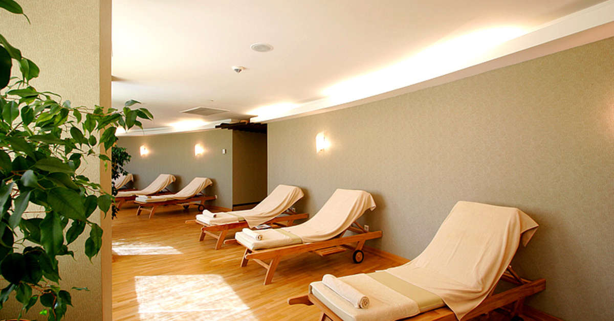 Een foto van het interieur van Concorde De Luxe Resort