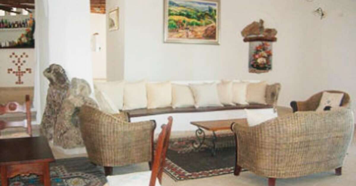 Een foto van het interieur van Nuraghe Arvu Resort