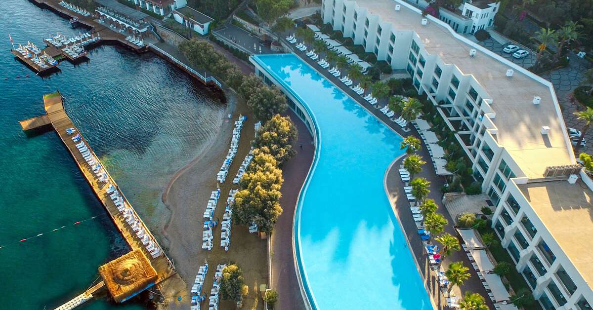 Een foto van het zwembad bij Blue Dreams Resort & Spa