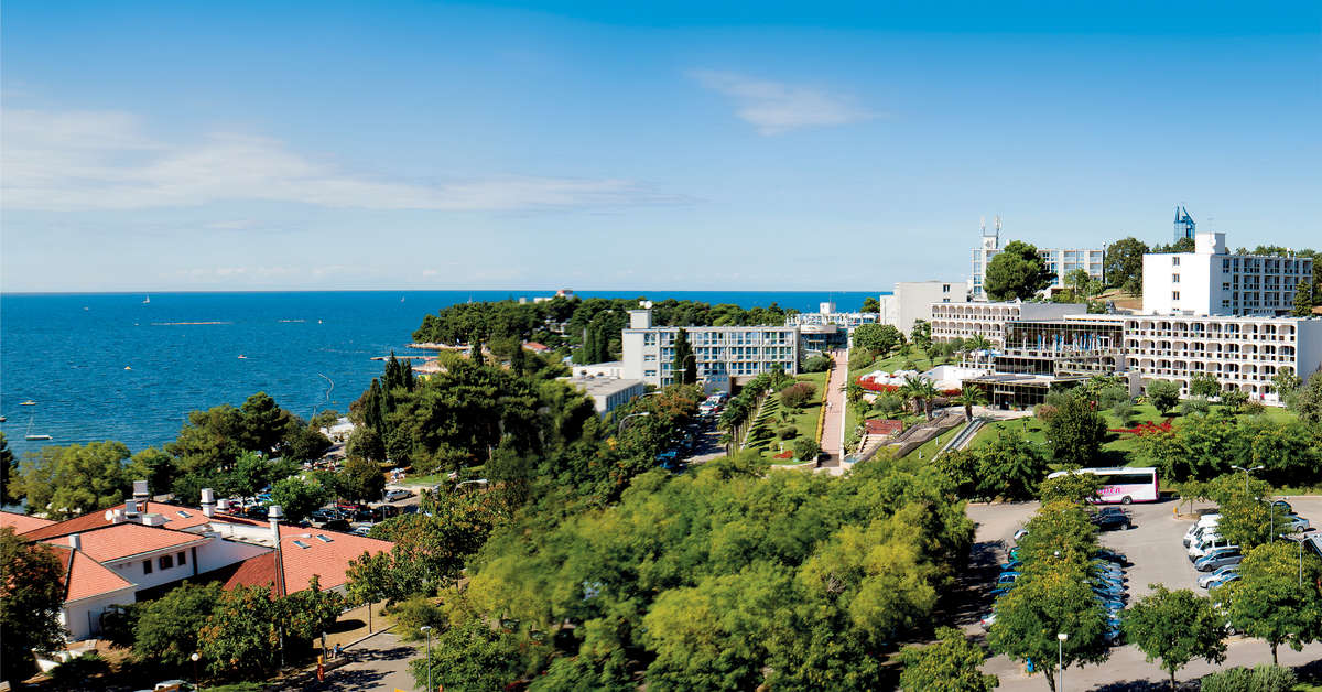 Een foto van de buitenkant van Hotel Istra Plava Laguna