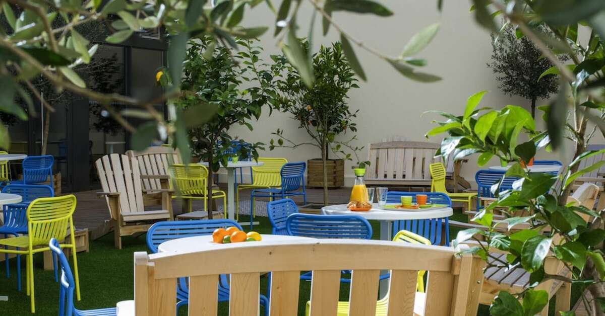 Een foto van het terras bij Ibis Styles Nice Centre Gare