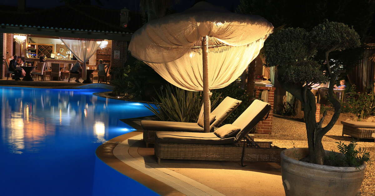 Een foto van het zwembad bij Achtis Boutique Hotel