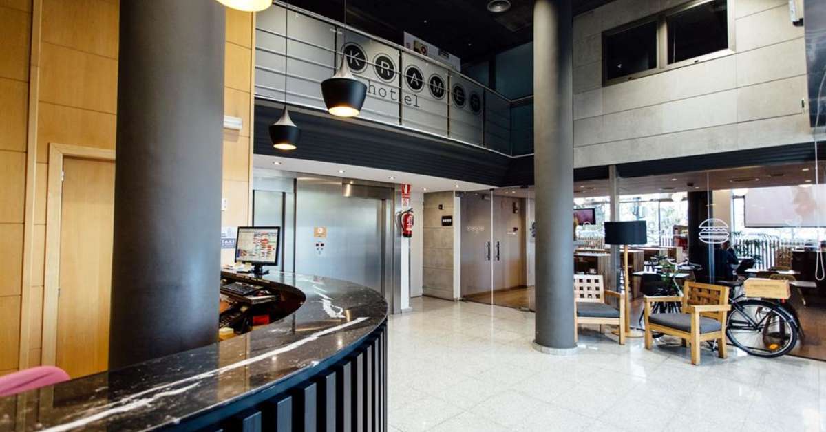 Een foto van het interieur van Hotel Kramer
