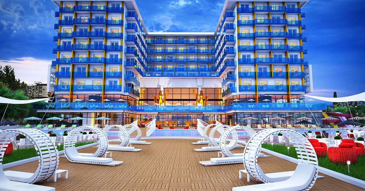 Ein Foto von der Außenansicht des Azura Deluxe Resort & Spa