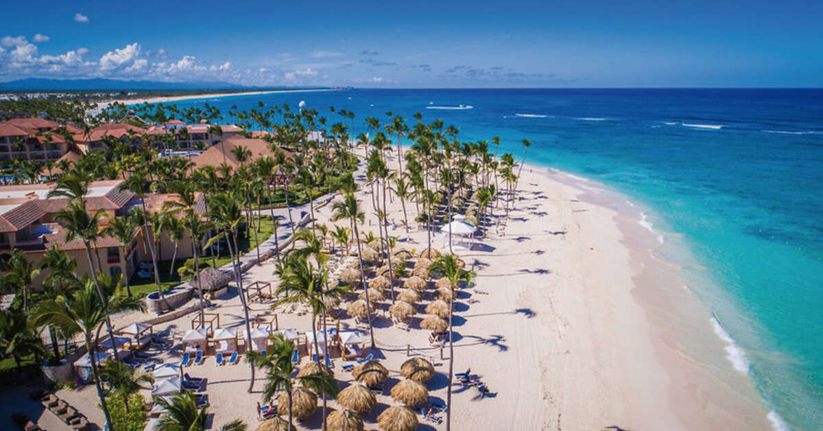 Ein Foto vom Strand beim Hotel Majestic Colonial Punta Cana