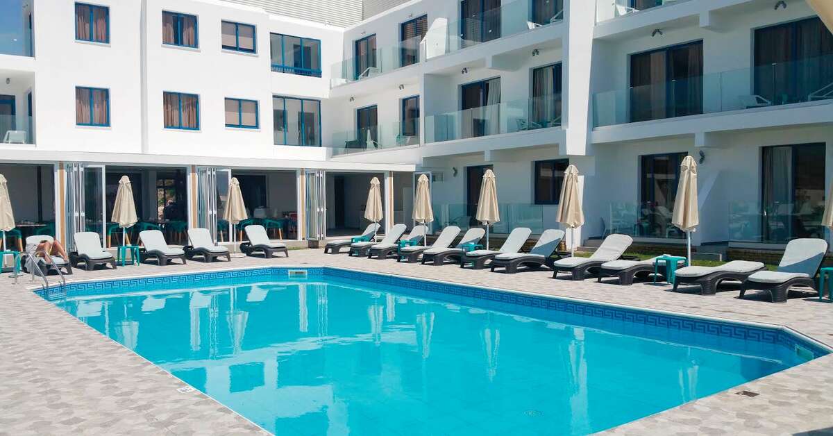 Een foto van het zwembad bij Marica's Boutique Hotel