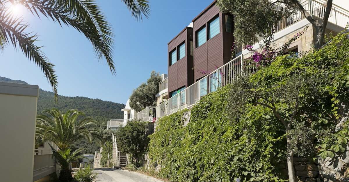 Een foto van de buitenkant van Duja Bodrum Hotel