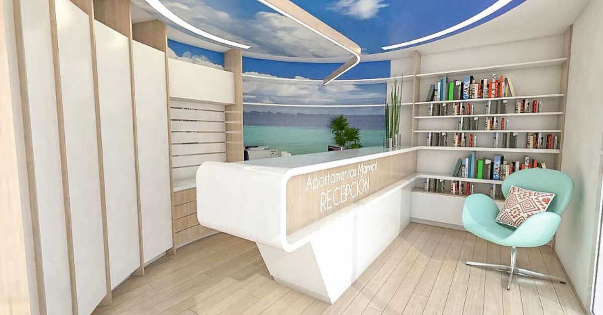 Een foto van het interieur van R2 Maryvent Beach Appartementen
