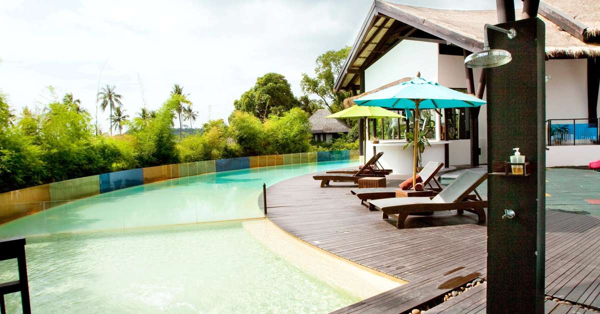 Een foto van het zwembad bij The Vijitt Resort Phuket