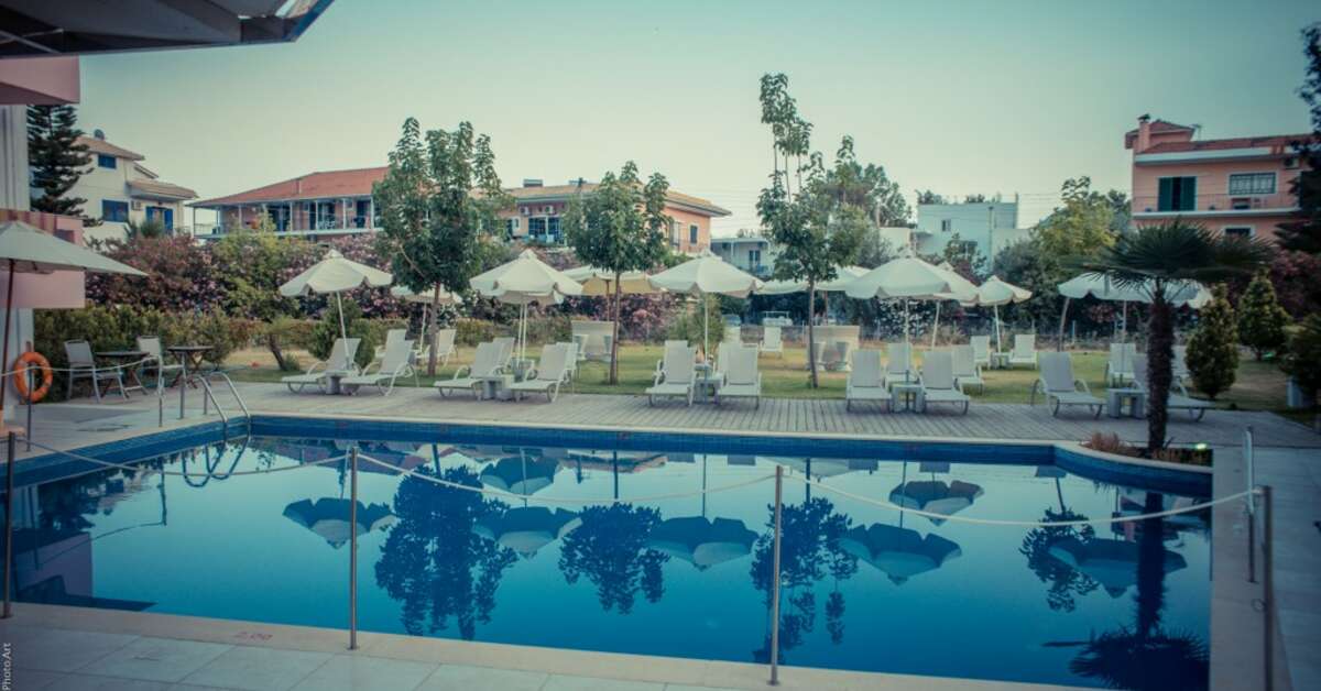 Een foto van het zwembad bij Hotel Palmyra Nidri