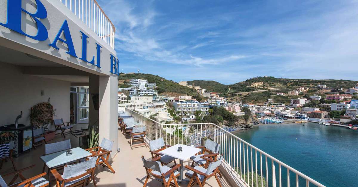 Een foto van de buitenkant van Bali Blue Bay Hotel