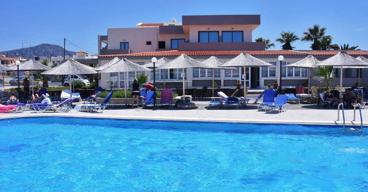 Een foto van het zwembad bij Hotel Kalia Beach