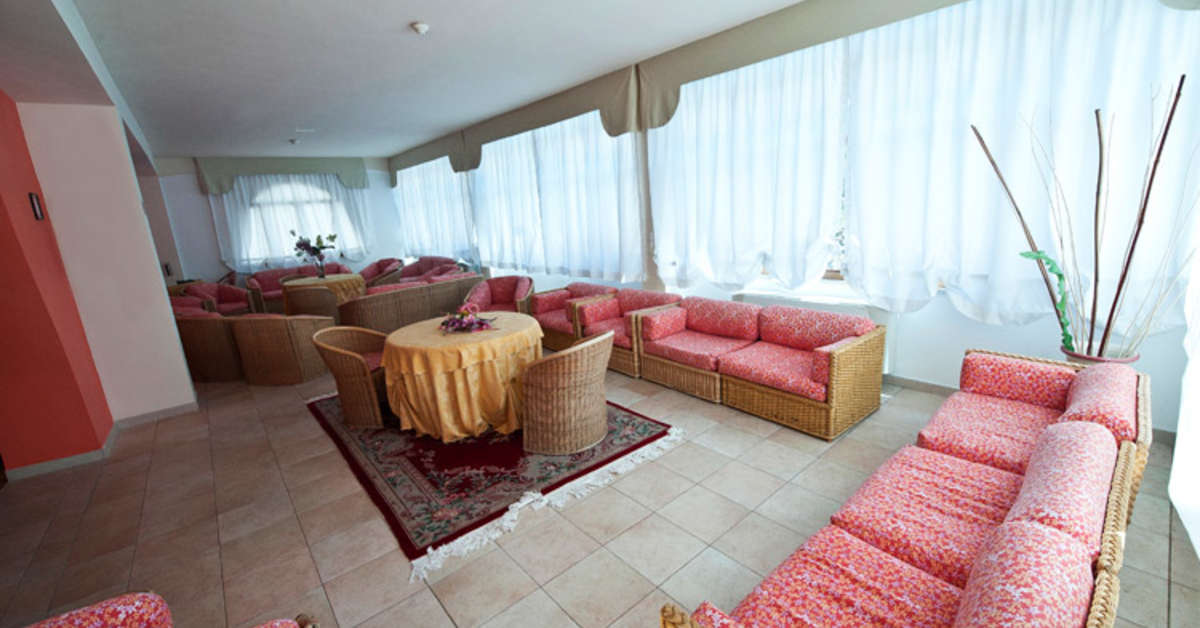 Een foto van het interieur van Hotel Degli Aranci Vieste