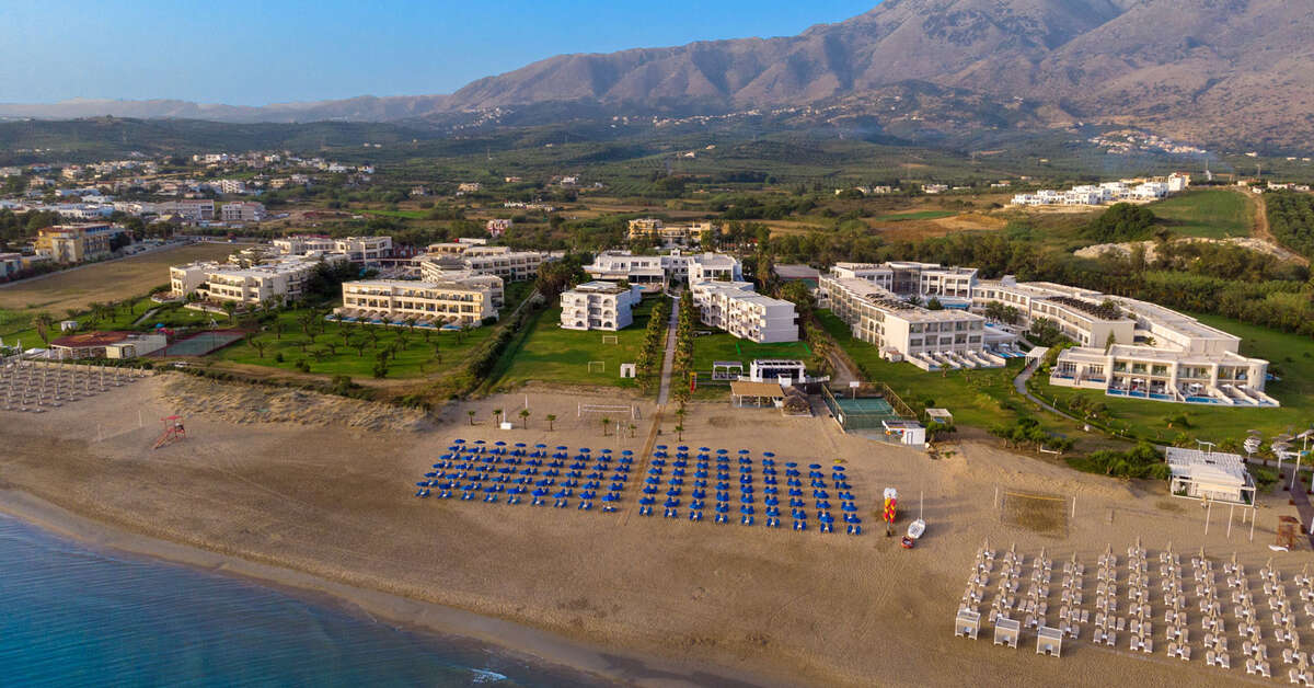 Ein Foto vom Strand beim Delfina Tropic Beach