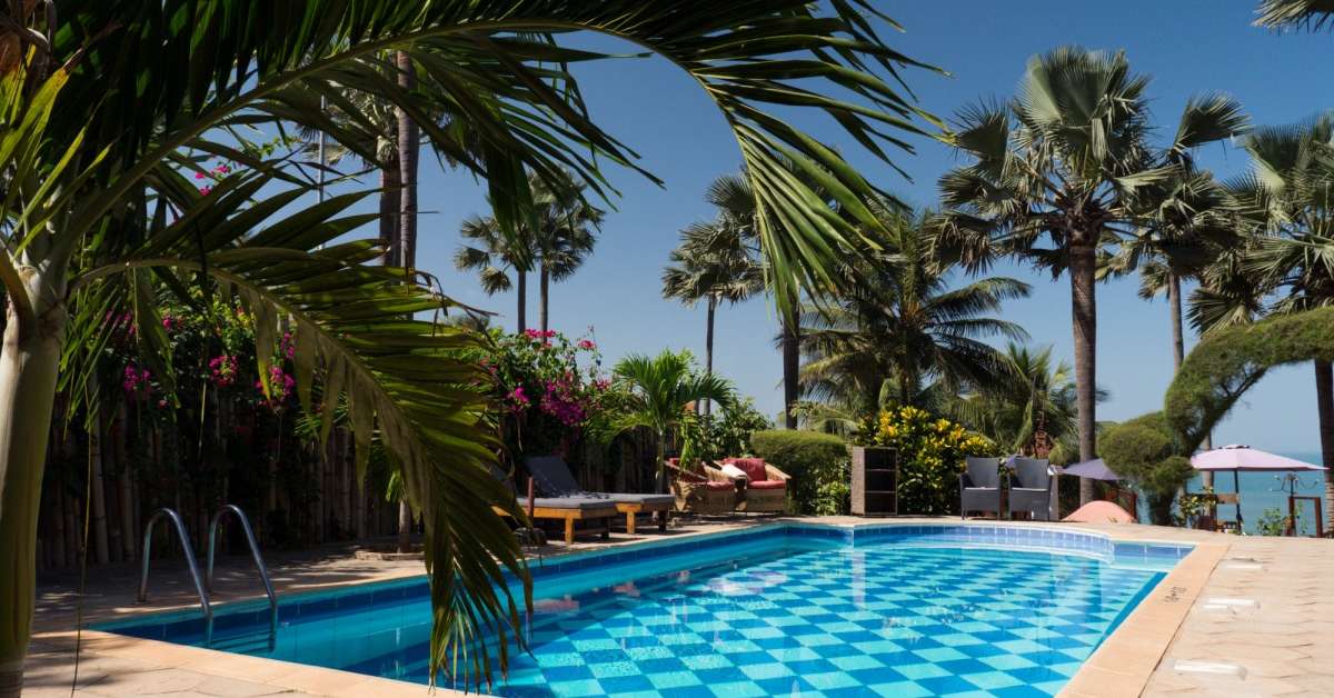 Een foto van het zwembad bij Ngala Lodge