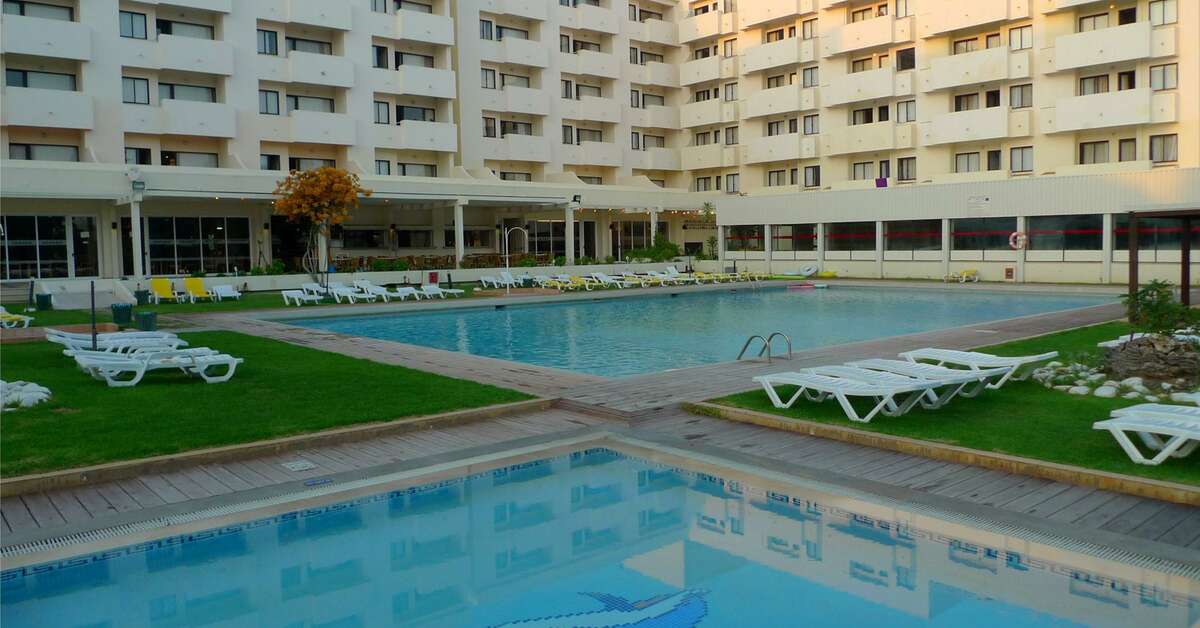 Een foto van een overzicht van Albufeira Sol Hotel & Spa