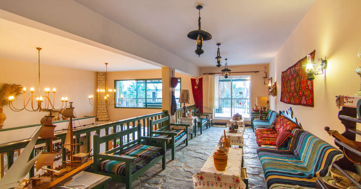 Een foto van het interieur van Trefon Hotel & Appartementen